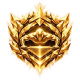 Gold rank badge